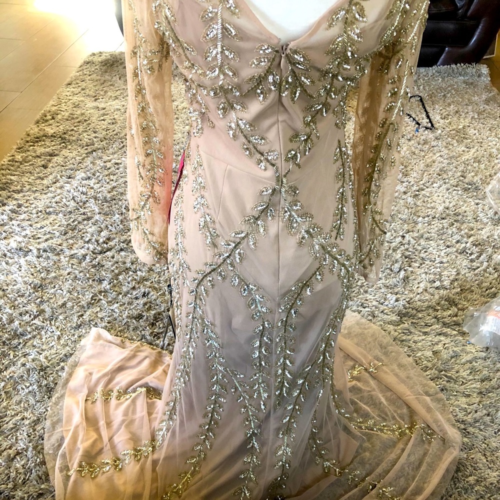 Formal nude dress